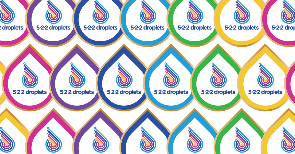 522 Droplets logo